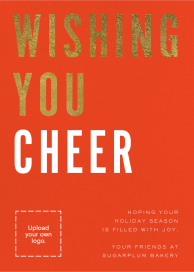 Bold in Gold - Holiday Card by Paperless Post