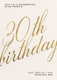 Milestone Script by Paperless Post