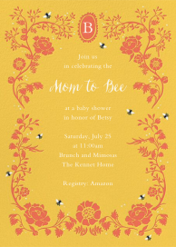 Bee Grand - Baby Shower Invitation by Cheree Berry Paper & Design