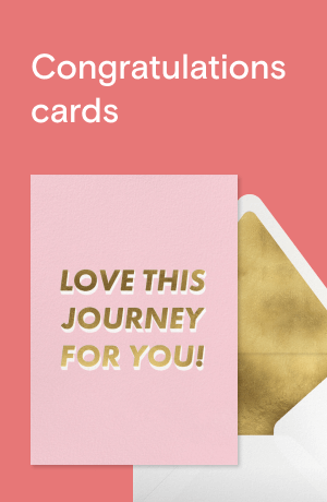 Congratulations cards