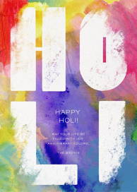 Festival of Love - Holi Card by Paperless Post