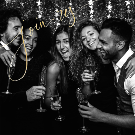 Join Us (Photo) - Holiday Save the Date by Linda and Harriett