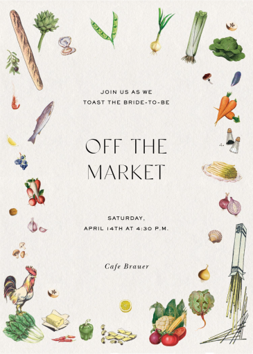 Small Portions - Invitation by Stephanie Fishwick