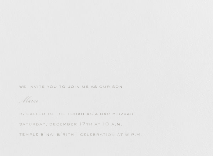 Sebastian - Anniversary Invitation by Paperless Post