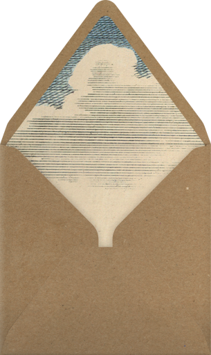 Rough Waves - John Derian Envelope