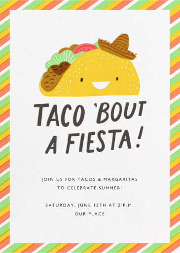 Taco the Town - Invitation by Hello!Lucky