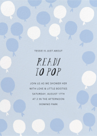 Up in the Air - Baby Shower Invitation by Mr. Boddington's Studio