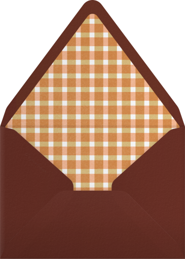 Forest Animal Friends Invitation Envelope