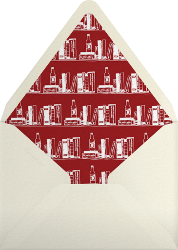 Cap and Glasses Border - Paperless Post Envelope