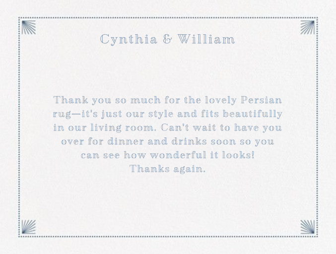 Commerce Street (Thank You) by Crane & Co.