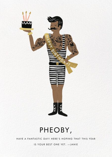 Mr. Macho - Birthday Card by Rifle Paper Co.