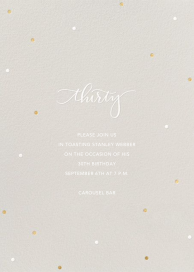 Milestone Dots - 30th Birthday Invitation by Sugar Paper