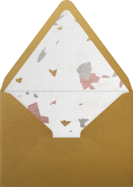 Gold Flecks - Paperless Post Envelope