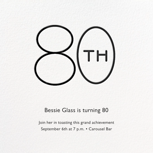 Decade - Birthday Invitation by Paperless Post