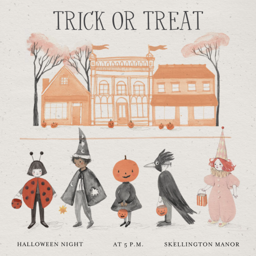 Halloween Boo Crew - Halloween Invitation by Merrilee Liddiard