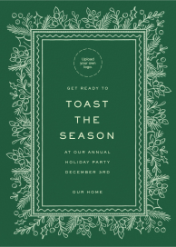 Berry Garden (Lucy Young) - Winter Party Invitation by Dogwood Hill