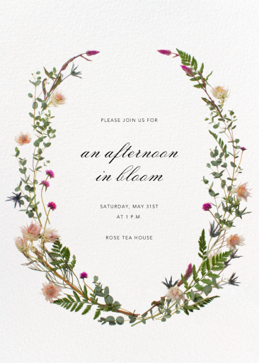 Fleurs Sauvages - Invitation by Paperless Post