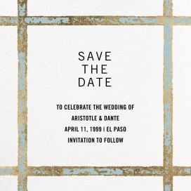 Garde (Square) - Save the Date by Kelly Wearstler