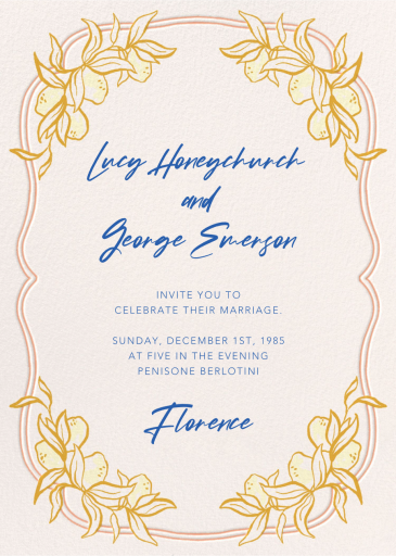 Italian Garden - Invitation by Paperless Post