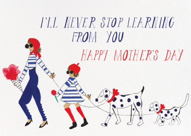 French Mommy - Mother's Day Card by Mr. Boddington's Studio