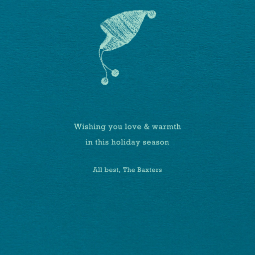 Full-Page Photo Square (Double-Sided) - Holiday Card by Paperless Post - Back