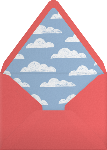 Hot Air Balloon Cutout - Paperless Post Envelope