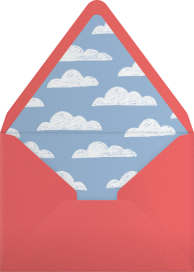 Hot Air Balloon Cutout - Paperless Post Envelope
