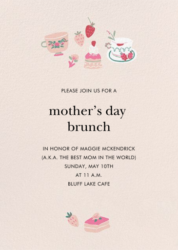 Berry Fun - Mother's Day Invitation by kate spade new york