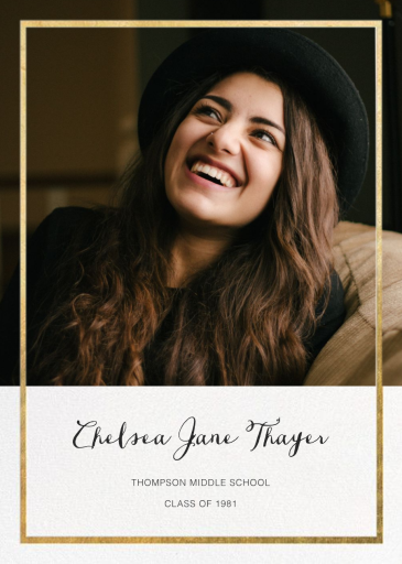 Idylle (Photo) - Graduation Announcement by Paperless Post
