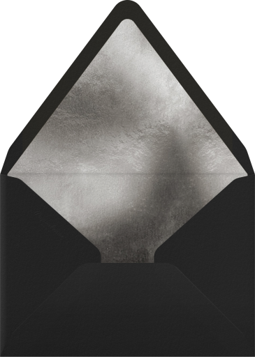 Pinstripe Numerals - Paperless Post Envelope