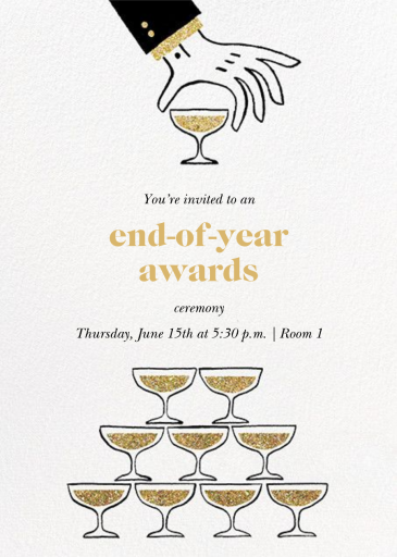 The Great Pyramid - Awards Ceremony Invitation by Paperless Post