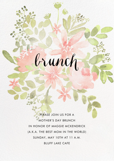 Pressed Blossoms - Mother's Day Invitation by Paperless Post