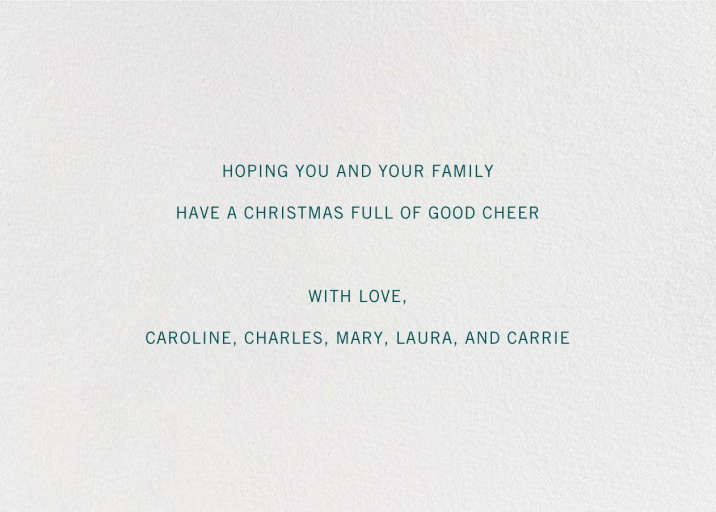 Ribbon of Joy - Holiday Card by Paperless Post - Back