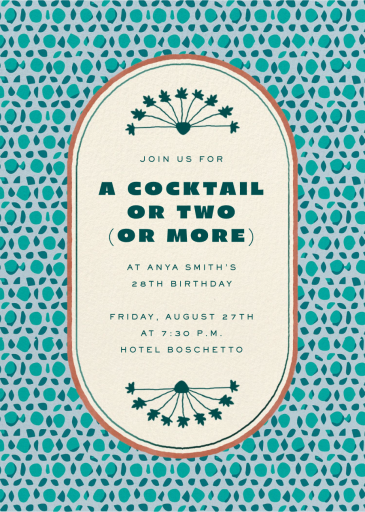 Cobblestone - Birthday Invitation by Jungalow