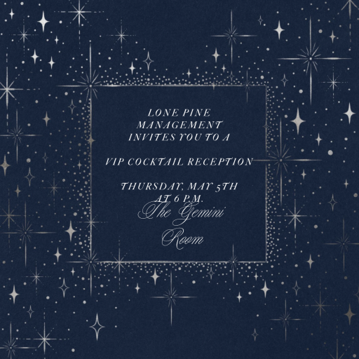 Twinkling Stars - Business Invitation by Paperless Post