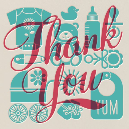 Thank You... Baby Gear - Thank You Card by Paperless Post