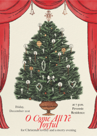 Christmas Tree Viewing by Paperless Post