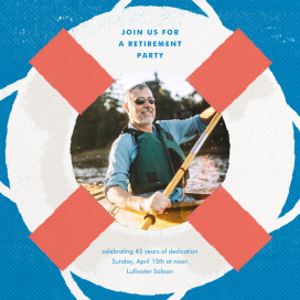 Going Overboard - Retirement and Farewell Party Invitation by Paperless Post