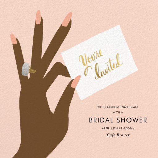 You're Invited Ring - Bridal Shower Invitation by Rifle Paper Co.