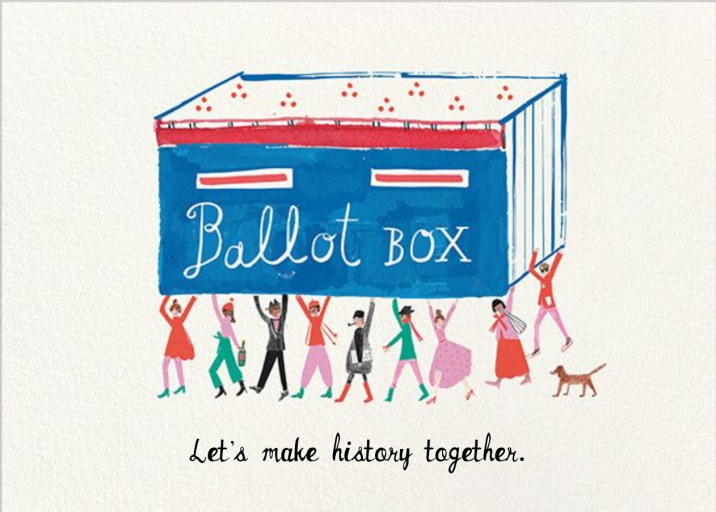 Ballot Box - Activism Invitation by Mr. Boddington's Studio