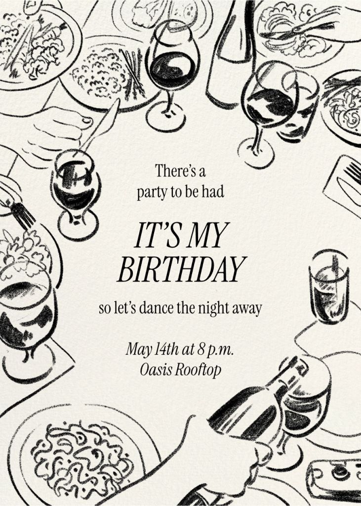 Table to Toast Invitation