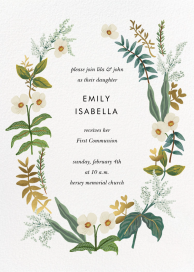 Meadow Garland - First Communion Invitation by Rifle Paper Co.