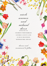 Spring Market - Happy Menocal - Wedding Invitation by Happy Menocal