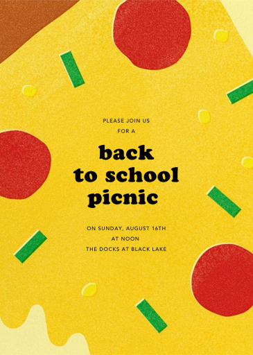 Extra Toppings - Back to School Invitation by Paperless Post