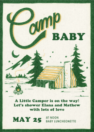 Camp Celebration - Baby Shower Invitation by Paperless Post
