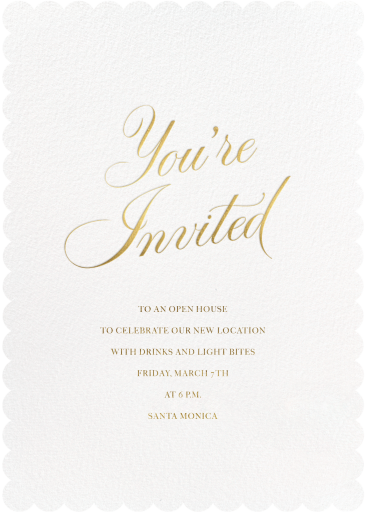 Golden Glimmer - Business Event Invitation by Sugar Paper