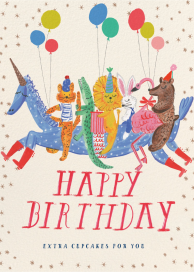 Marvelous Float (Greeting) - Birthday Card by Mr. Boddington's Studio