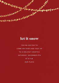 Streamer Shapes (Tall) - Winter Party Invitation by Paperless Post