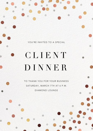 Coriandoli by Paperless Post