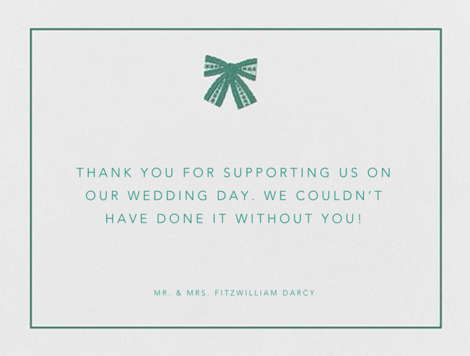 Tie the Knot (Stationery) - Stationery by Oscar de la Renta